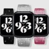 Pulseira Couro C-Glitter 38mm-40mm-41mm